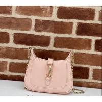 Market Sells Gucci Jackie Notte Mini Bag in Crinkled Patent Leather ‎782889 Nude Pink 2024