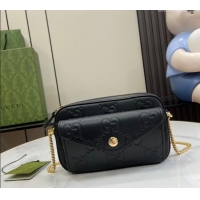 Market Sells Gucci GG Leather Super Mini Shoulder Bag 781554 Black 2024