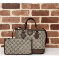 New Stylish Gucci Ophidia GG Canvas Mini Tote Bag 811716 Beige/Brown 2024