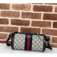 Reasonable Price Gucci Ophidia GG Canvas Small Shoulder Bag 795194 Beige/Blue 2024