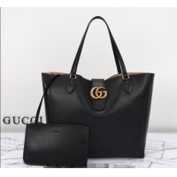 Classic Specials Gucci Leather Tote Bag 649577 Black 2024