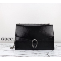Traditional Discount Gucci Dionysus Large Shoulder Bag in Patent Leather 795003 Black 2024