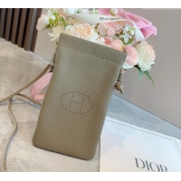 Buy Discount Hermes Grained Phone Mini Bag 0616 Grey 2025