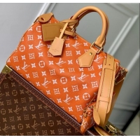 Buy Discount Louis Vuitton Runaway Speedy P9 Bandouliere 30 Bag in Calf leather M13914 Orange 2025