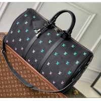 Promotional Louis Vuitton Keepall Bandouliere 50 in LV Blason Denim M13966 2025