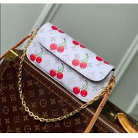 Affordable Price Louis Vuitton LV x TM Wallet On Chain Ivy Bag in Monogram Cherry Canvas M14239 White 2025