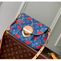 Famous Brand Louis Vuitton LV x TM Sunset Bag in Monogram Cherry Denim M13680 2025