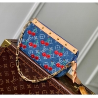 Top Quality Louis Vuitton LV x TM Pochette Accessoires in Monogram Cherry Denim M13994 2025