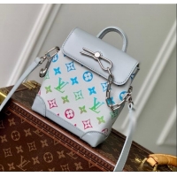 Best Price Louis Vuitton Nano Steamer Bag in Monogram Eclipse Canvas M13095 Grey 2025