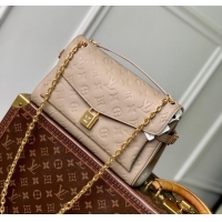 Reasonable Price Louis Vuitton Anytime Flap Bag in Cowhide Leather M14973 Tourterelle Gray 2025