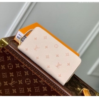 Top Grade Louis Vuitton Zippy Wallet in Bicolor Eden Embossed Grained Cowhide Leather M61864 2025