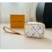 Promotional Louis Vuitton LV x TM Mini Vanity Monogram Clutch 0616 White/Multicolor 2025