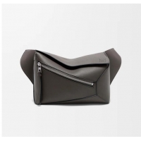 Super Quality Loewe Small Puzzle Bag in Classic Calfskin 9064 Dark Grey 2025 Top