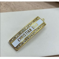 Grade Promotional Dior Hair Clip 0615 White/Gold 2025