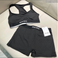 ​Well Crafted Miu Miu Knit Two-Pieces Swimwear 0616 Black 2025