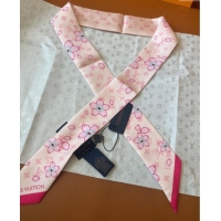 Buy Cheap Louis Vuitton LV x TM Cherry Blosoom BB Silk Bandeau Scarf 5x120cm L7048 Light Pink 2025