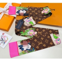 Promotional Louis Vuitton Vivienne Silk Bandeau Scarf 8x120cm M00492 2025