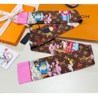 Luxury Discount Louis Vuitton Vivienne Silk Bandeau Scarf 8x120cm M00492 2025
