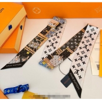 Buy Cheap Louis Vuitton Let's Go BB Silk Bandeau Scarf 6x120cm M76442 Black 2025