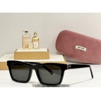 Top Grade Miu Miu Sunglasses SMUA05S Black 2025