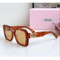 New Release Creation Miu Miu Sunglasses MU10YS Brown 2025