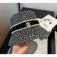 Buy Inexpensive Chanel Mesh Bucket Hat 0617 Black/White 2025