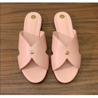 ​Top Grade Loro Piana Vera Flat Sandal in Calfskin LP060530 Pink 2025