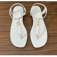 Original Cheap Loro Piana Mindil Infra Sandal in Lambskin LP6608 White 2025