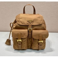 Top Quality Prada Re-Edition 1978 small Re-Nylon backpack bag 1BZ677 Brandy Brown 2025