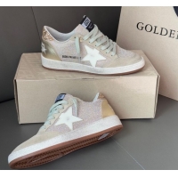 Durable Golden Goose Women’s Ball Star Sneakers in Glitters with White Star 50429043
