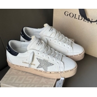 Low Cost Golden Goose Women's Hi Star Sneakers with star and metallic silver heel 50429056