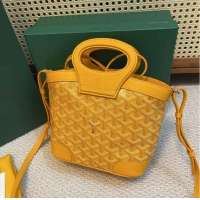 Luxury Cheap Goyard Beluga Mini Bag 020189 Yellow 2025