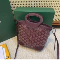 Top Design Goyard Beluga Mini Bag 020189 Burgundy 2025