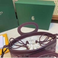 Top Design Goyard Beluga Mini Bag 020189 Burgundy 2025
