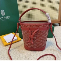 Promotional Goyard Original Petit Flot Mini Bucket Bag G8716 Red