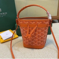 ​Famous Brand Goyard Original Petit Flot Mini Bucket Bag G8716 Orange
