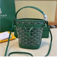 Famous Brand Goyard Original Petit Flot Mini Bucket Bag G8716 Green