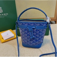 Best Price Goyard Original Petit Flot Mini Bucket Bag G8716 Light Blue