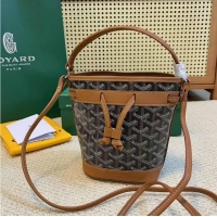 Good Taste Goyard Original Petit Flot Mini Bucket Bag G8716 Black And Tan