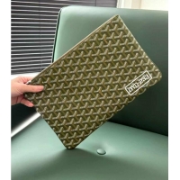 Reasonable Price Goyard Original Senat MM Pouch iPad Bag 1061 Avocado Green