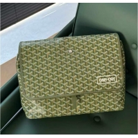 Unique Grade Goyard Capetien MM Messenger Bag 8130 Avocado Green