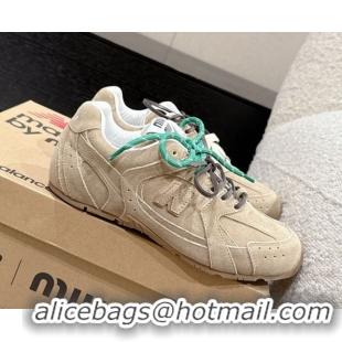 Unique Style New Balance x Miu Miu 530 Sneakers in Suede Beige 0603132