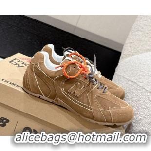 Luxury Cheap New Balance x Miu Miu 530 Sneakers in Suede Brown 0603133