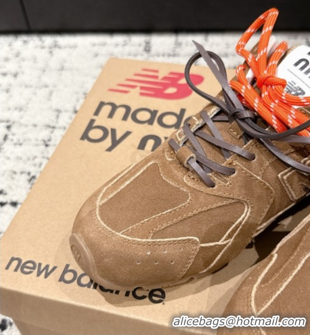 Luxury Cheap New Balance x Miu Miu 530 Sneakers in Suede Brown 0603133
