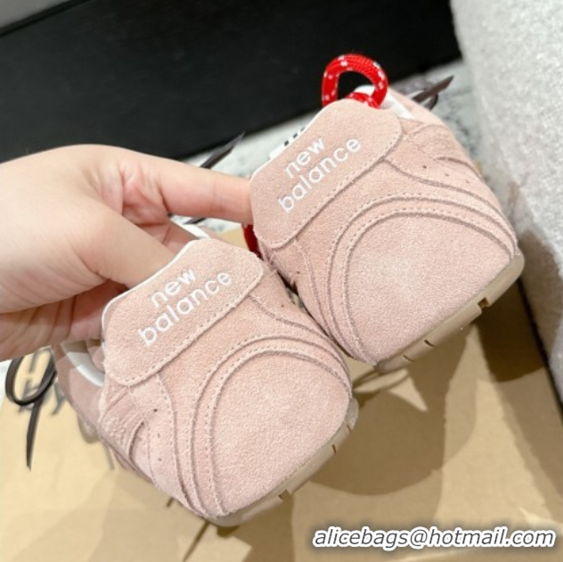 Cheap Price New Balance x Miu Miu 530 Sneakers in Suede Light Pink 0603135