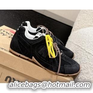 Good Quality New Balance x Miu Miu 530 Sneakers in Suede Black 0603136