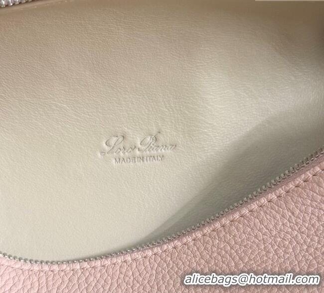 Best Product Loro Piana LP Extra Pocket Pouch L19 in Grained Calfskin FAI8393 Light Pink 2025