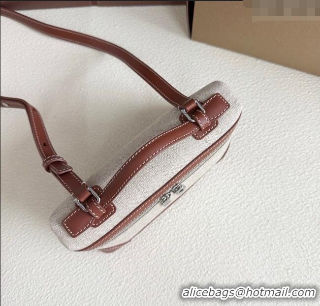 Famous Brand Loro Piana LP Extra Pocket Pouch L19 in Cotton FAI8393 Linen Brown 2025