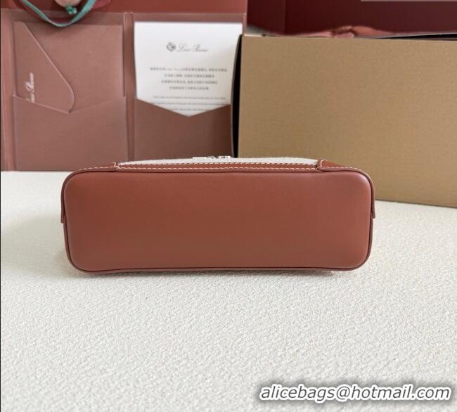 Famous Brand Loro Piana LP Extra Pocket Pouch L19 in Cotton FAI8393 Linen Brown 2025
