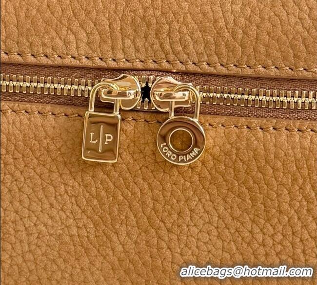 Top Quality Loro Piana LP Extra Pocket Pouch L19 in Suede Fashion FAI8393 Brown 2025